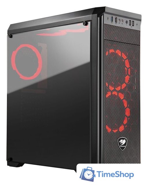 Корпус Cougar MX330-F (черный) - Изображение №1 — Интернет-магазин Time-Shop