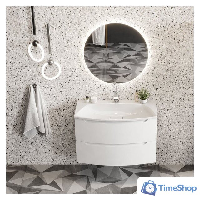 Умывальник Belux Ганновер Г-900 (18, белый матовый/Solid Surface) - Изображение №2 — Интернет-магазин Time-Shop