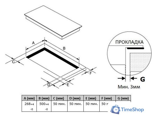 Варочная панель Akpo PIA 3092118FZ BL - Изображение №6 — Интернет-магазин Time-Shop