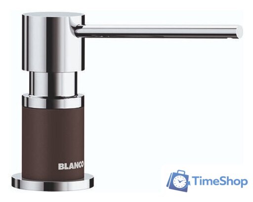 Дозатор для моющего средства Blanco Lato (хром/кофе) - Изображение №1 — Интернет-магазин Time-Shop