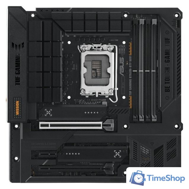 Материнская плата ASUS TUF Gaming B760M-BTF WiFi - Изображение №1 — Интернет-магазин Time-Shop