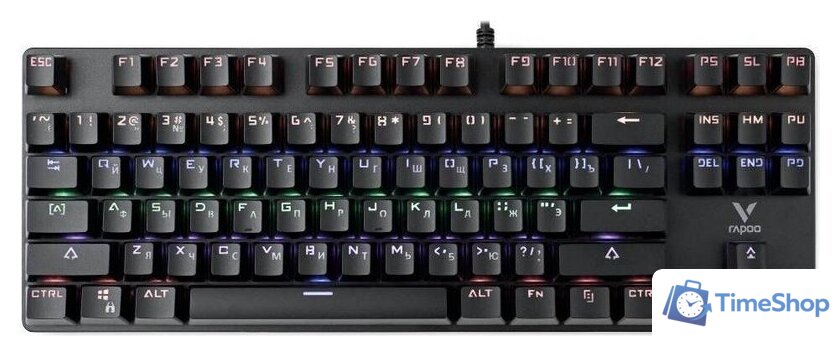 Клавиатура Rapoo V500Pro-87 (черный) - Изображение №1 — Интернет-магазин Time-Shop