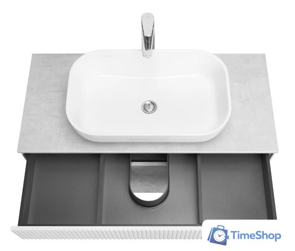  Акватон Тумба под умывальник Марбл Слэйт 100 1A276301MH4C0 - Изображение №6 — Интернет-магазин Time-Shop