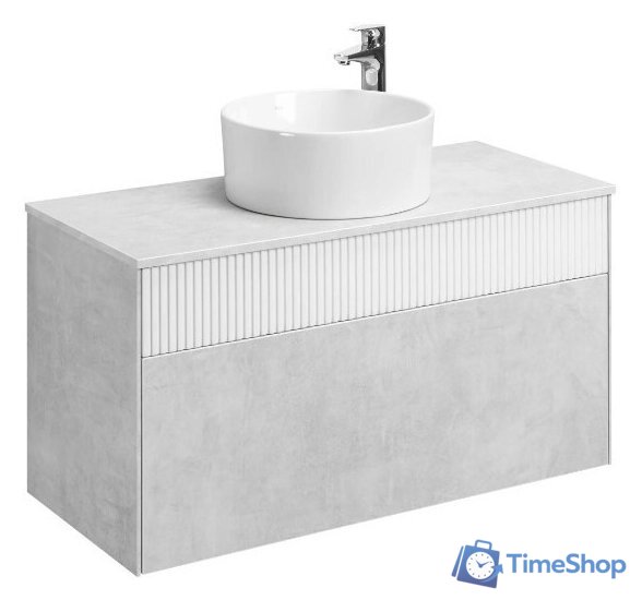  Акватон Тумба под умывальник Марбл Слэйт 100 1A276301MH4C0 - Изображение №2 — Интернет-магазин Time-Shop