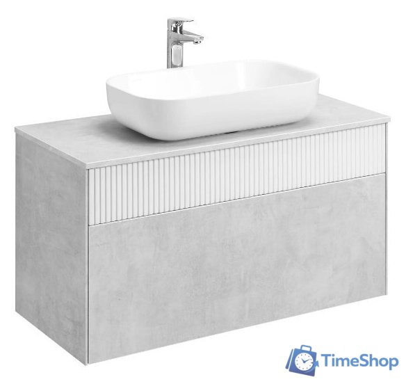  Акватон Тумба под умывальник Марбл Слэйт 100 1A276301MH4C0 - Изображение №1 — Интернет-магазин Time-Shop