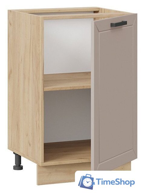 Шкаф напольный Трия Лорас 1Н5 (дуб крафт золотой/холст латте) - Изображение №2 — Интернет-магазин Time-Shop