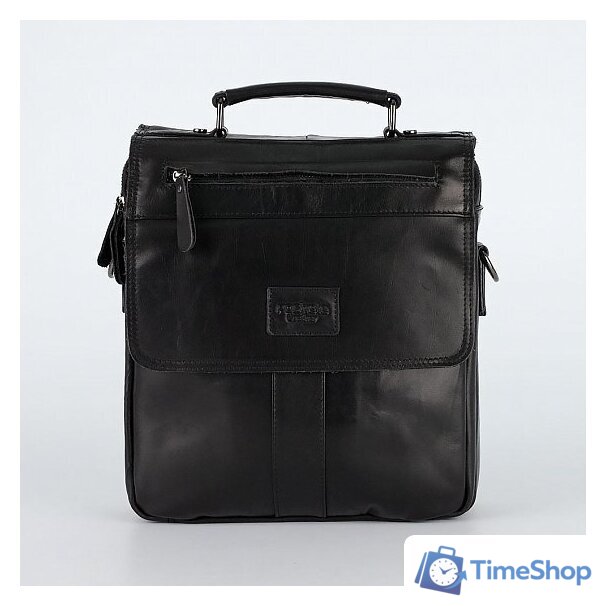 Сумка Poshete 252-6203-BLK (черный) - Изображение №1 — Интернет-магазин Time-Shop