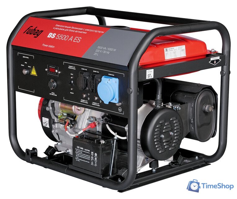 Бензиновый генератор Fubag BS 5500 A ES - Изображение №3 — Интернет-магазин Time-Shop