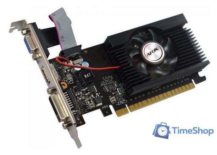 Видеокарта AFOX GeForce GT710 1GB DDR3 AF710-1024D3L5 - Изображение №1 — Интернет-магазин Time-Shop