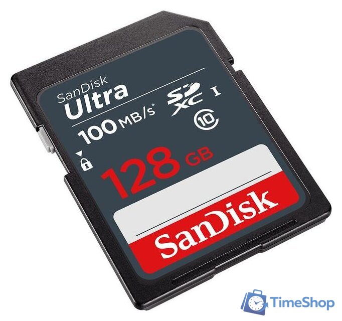 Карта памяти SanDisk Ultra SDXC SDSDUNR-128G-GN3IN 128GB - Изображение №2 — Интернет-магазин Time-Shop