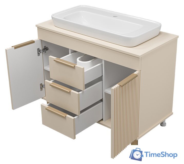  Brevita Тумба под умывальник Enfida 100 ENF-06100-0343Я - Изображение №4 — Интернет-магазин Time-Shop