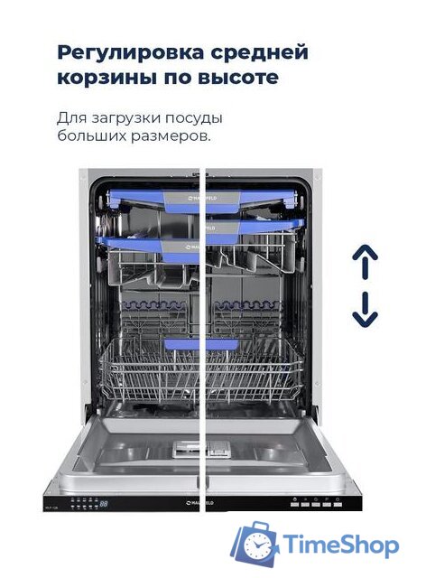 Встраиваемая посудомоечная машина MAUNFELD MLP 12B - Изображение №21 — Интернет-магазин Time-Shop