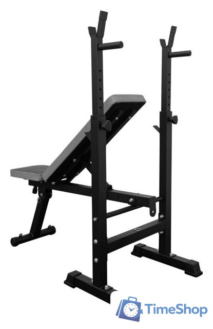 Силовая скамья Calviano 1008 (серый/черный) - Изображение №6 — Интернет-магазин Time-Shop