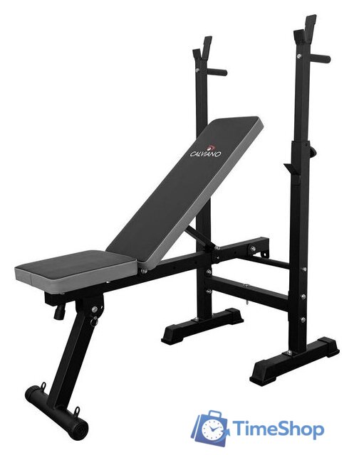 Силовая скамья Calviano 1008 (серый/черный) - Изображение №4 — Интернет-магазин Time-Shop