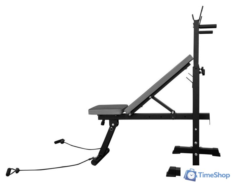 Силовая скамья Calviano 1008 (серый/черный) - Изображение №3 — Интернет-магазин Time-Shop