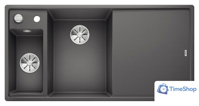 Кухонная мойка Blanco Axia III 6 S (разделочная доска из ясеня, темная скала) 524644 - Изображение №1 — Интернет-магазин Time-Shop