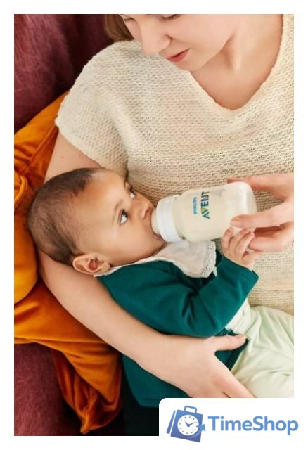 Набор бутылочек для кормления Philips Avent Anti-colic SCY103/02 (260 мл, 2 шт) - Изображение №7 — Интернет-магазин Time-Shop