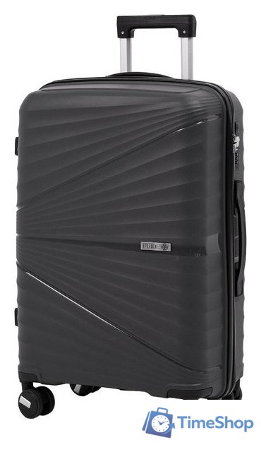 Чемодан-спиннер Pride PP-9702 (L, темно-серый) - Изображение №1 — Интернет-магазин Time-Shop