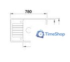 Кухонная мойка Blanco Zia XL 6 S Compact 523263 (антрацит, клапан-автомат) - Изображение №2 — Интернет-магазин Time-Shop