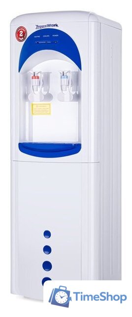 Кулер для воды AquaWork 17-LWR (бело-синий) - Изображение №1 — Интернет-магазин Time-Shop