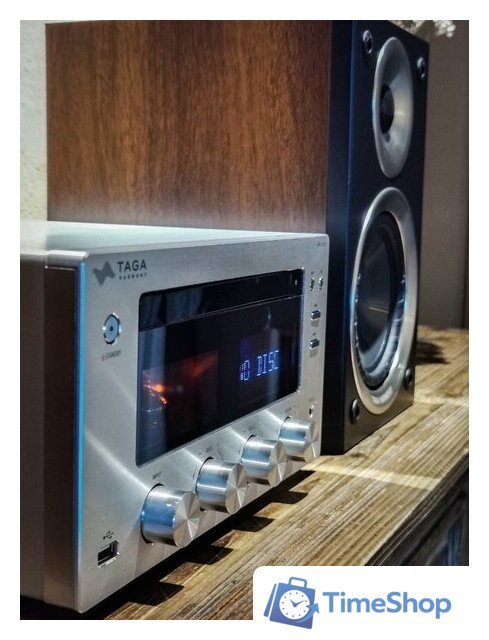 CD-ресивер Taga Harmony HTR-1000CD v.2 (серебристый) - Изображение №5 — Интернет-магазин Time-Shop