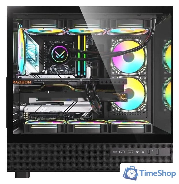 Корпус Formula Crystal Z8 Floe (черный) - Изображение №3 — Интернет-магазин Time-Shop