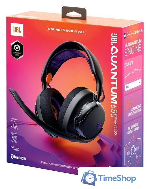 Наушники JBL Quantum 650 (черный) - Изображение №10 — Интернет-магазин Time-Shop