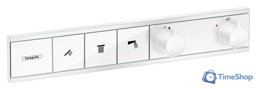 Смеситель без скрытого механизма Hansgrohe RainSelect 15381700 (белый) - Изображение №1 — Интернет-магазин Time-Shop