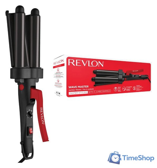 Плойка-волна Revlon Wave Master Jumbo Waver RVIR3056UKE - Изображение №7 — Интернет-магазин Time-Shop