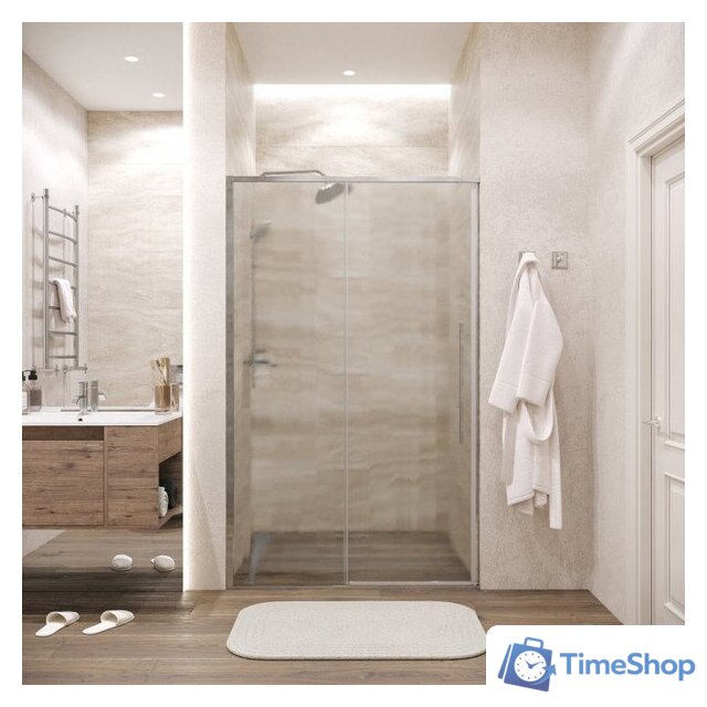 Душевая дверь Grossman Galaxy 110x195 100.K33.01.110.10.02 (хром/стекло шиншилла) - Изображение №8 — Интернет-магазин Time-Shop