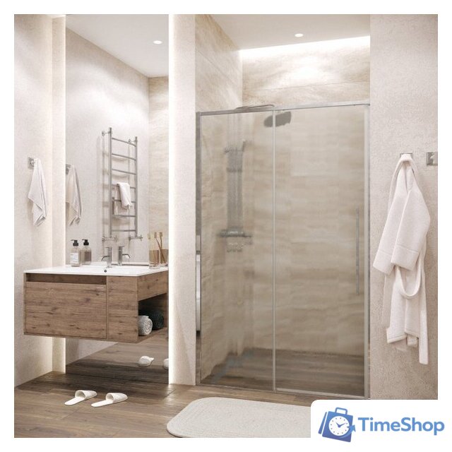 Душевая дверь Grossman Galaxy 110x195 100.K33.01.110.10.02 (хром/стекло шиншилла) - Изображение №9 — Интернет-магазин Time-Shop