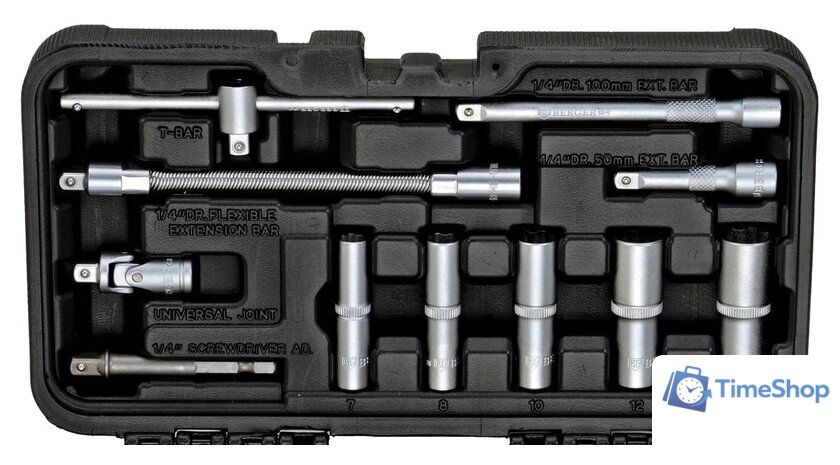 Универсальный набор инструментов Berger BG043-14 (43 предмета) - Изображение №2 — Интернет-магазин Time-Shop