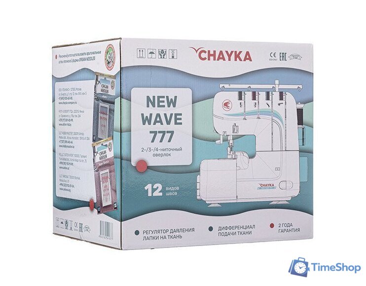 Оверлок Chayka New Wave 777 - Изображение №13 — Интернет-магазин Time-Shop