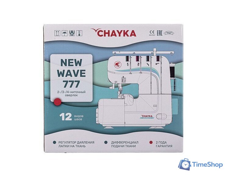 Оверлок Chayka New Wave 777 - Изображение №14 — Интернет-магазин Time-Shop