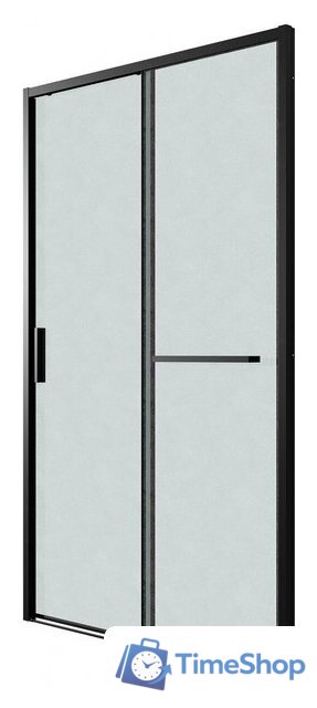 Душевая дверь Grossman Style 130x195 100.K33.05.130.21.02 (черный матовый/стекло шиншилла) - Изображение №2 — Интернет-магазин Time-Shop