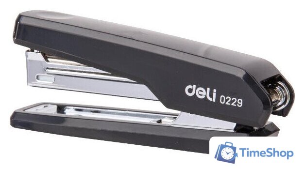 Настольный степлер Deli 0229 №10 15 л (черный) - Изображение №1 — Интернет-магазин Time-Shop