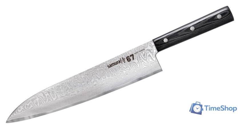 Кухонный нож Samura 67 Damascus SD67-0087M - Изображение №1 — Интернет-магазин Time-Shop