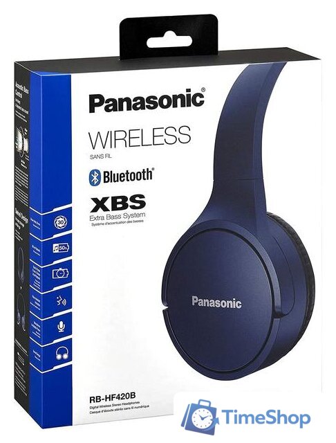 Наушники Panasonic RB-HF420BGE-A - Изображение №5 — Интернет-магазин Time-Shop