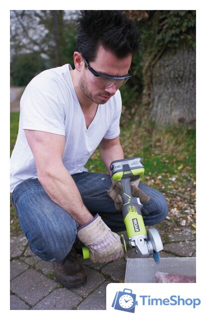 Угловая шлифмашина Ryobi R18AG-0 (без АКБ) - Изображение №16 — Интернет-магазин Time-Shop