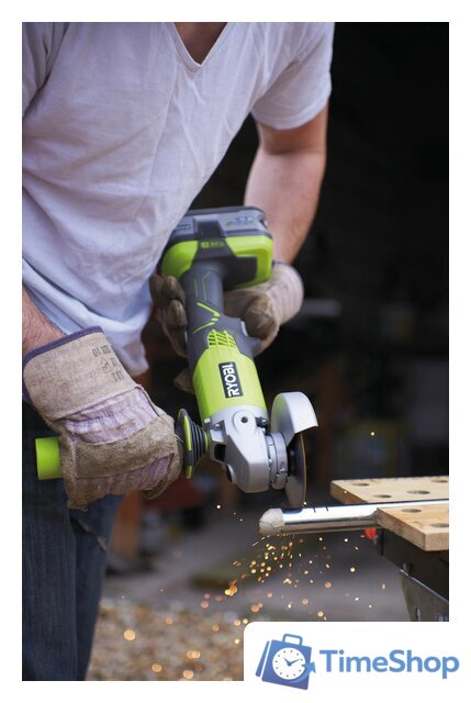 Угловая шлифмашина Ryobi R18AG-0 (без АКБ) - Изображение №4 — Интернет-магазин Time-Shop