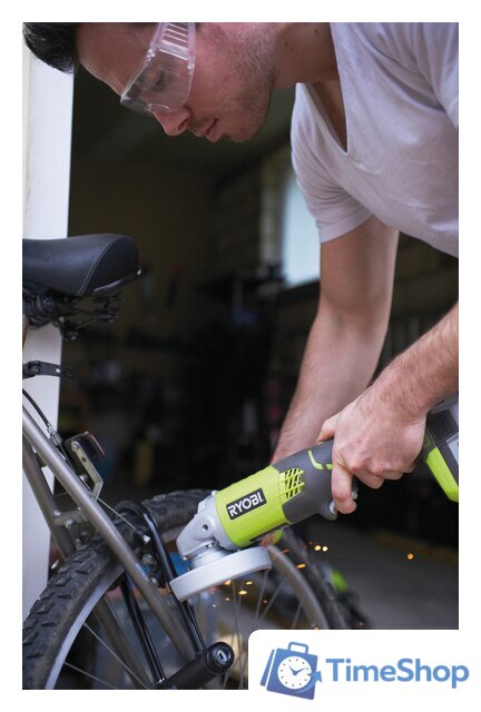 Угловая шлифмашина Ryobi R18AG-0 (без АКБ) - Изображение №7 — Интернет-магазин Time-Shop