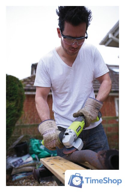 Угловая шлифмашина Ryobi R18AG-0 (без АКБ) - Изображение №10 — Интернет-магазин Time-Shop