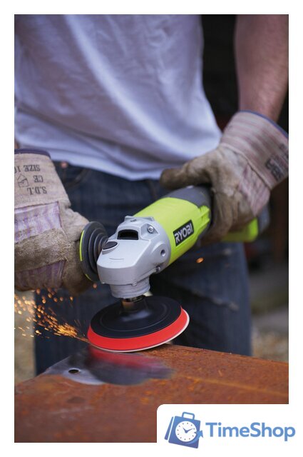 Угловая шлифмашина Ryobi R18AG-0 (без АКБ) - Изображение №8 — Интернет-магазин Time-Shop