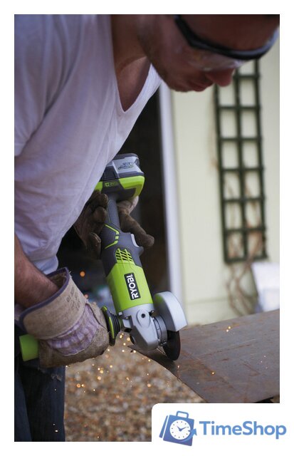 Угловая шлифмашина Ryobi R18AG-0 (без АКБ) - Изображение №13 — Интернет-магазин Time-Shop