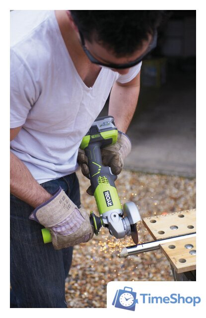 Угловая шлифмашина Ryobi R18AG-0 (без АКБ) - Изображение №17 — Интернет-магазин Time-Shop