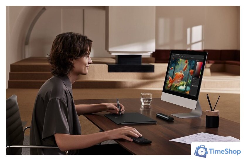 Графический планшет XP-Pen Deco Pro XLW (2-е поколение) - Изображение №6 — Интернет-магазин Time-Shop