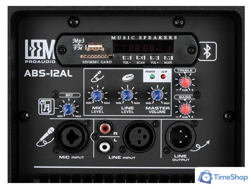 Активная акустика Leem ABS-12AL - Изображение №4 — Интернет-магазин Time-Shop