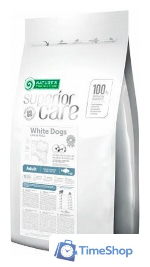 Сухой корм для собак Nature's Protection SC Whitе Dogs Grain Free White Fish Large Breeds 17 кг - Изображение №1 — Интернет-магазин Time-Shop