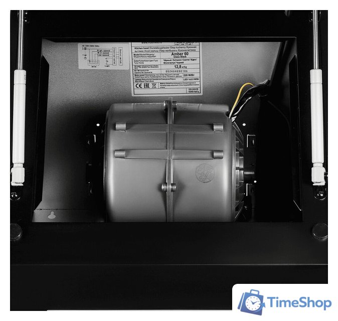 Кухонная вытяжка MAUNFELD Amber 60 Glass (черный) - Изображение №5 — Интернет-магазин Time-Shop