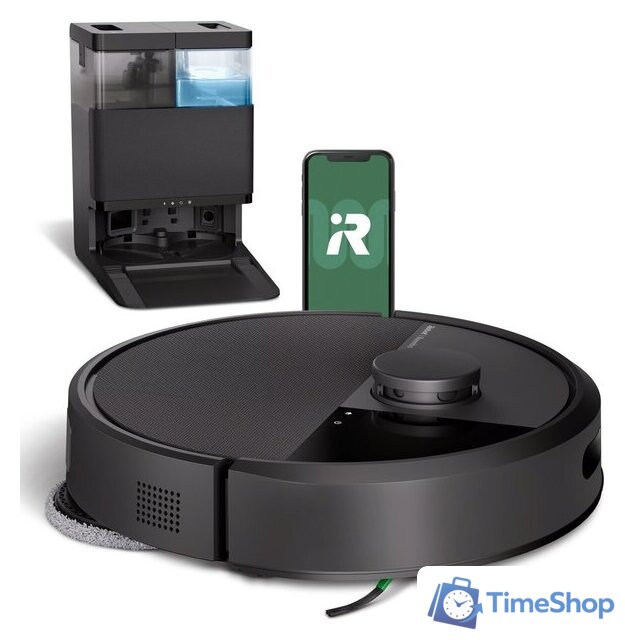 Робот-пылесос iRobot Roomba Plus 405 Combo Robot + AutoWash Dock (черный) - Изображение №1 — Интернет-магазин Time-Shop
